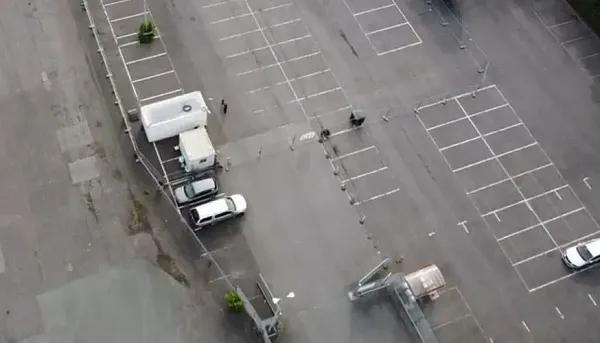 Parkovi&scaron;tě pro n&aacute;kladn&iacute; automobily v Unna