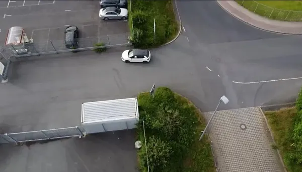 Parkovi&scaron;tě pro n&aacute;kladn&iacute; automobily v Unna