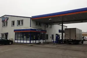 Parkareal GULF Autohof in Jarmen