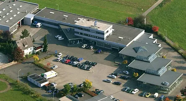 Truck parking lot Auto Velte Speditionshof in Biedenkopf