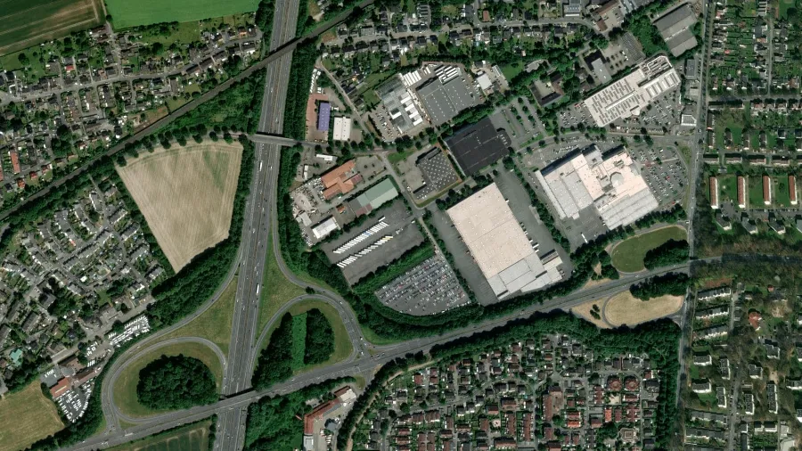 Parkovi&scaron;tě pro n&aacute;kladn&iacute; automobily v Unna