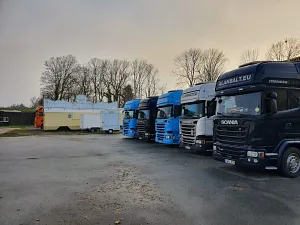 Parkareal Schaustellerbetrieb Raviol Betriebshof in Düren