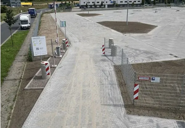 Area di parcheggio per autocarri in Wolfsburg