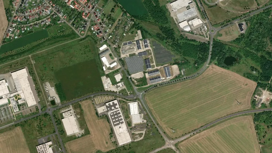 Місце для паркування вантажівок у Bitterfeld-Wolfen