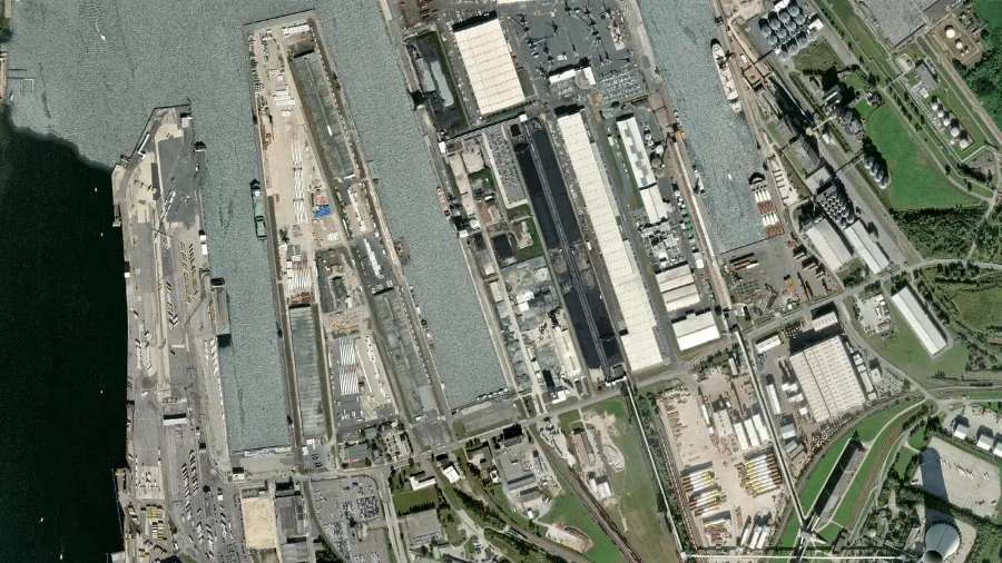 Teherg&eacute;pkocsi parkol&oacute; Rostock