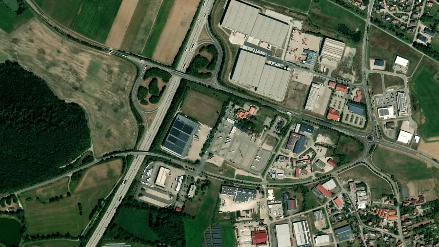 Truck parking lot Autohof in W&ouml;rnitz