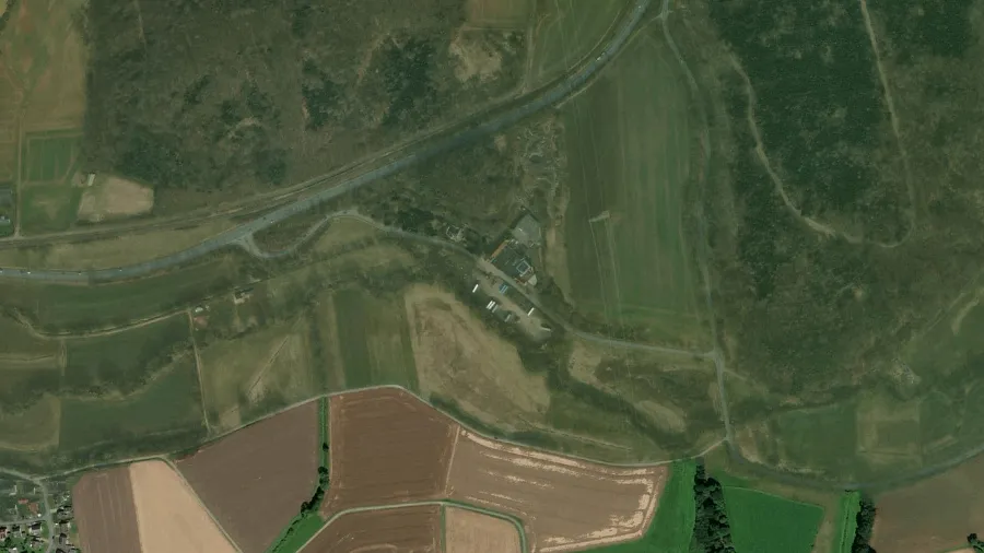 Truck parking lot in Twistetal