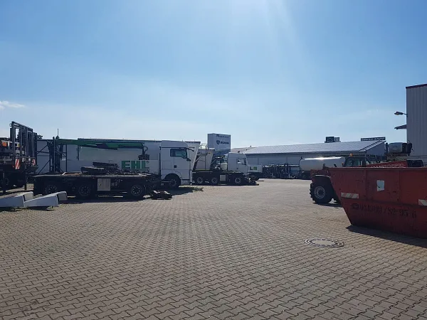 Parkareal Gress Spedition Speditionshof in Gerolzhofen