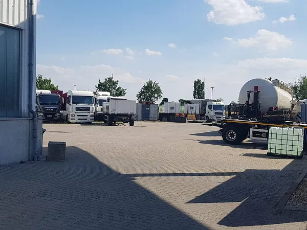 Parkareal Gress Spedition Speditionshof in Gerolzhofen