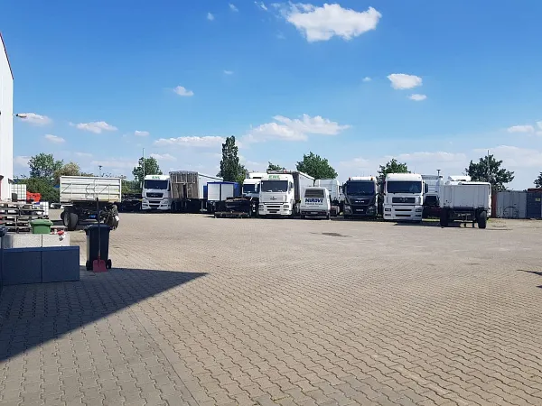 Parkareal Gress Spedition Speditionshof in Gerolzhofen