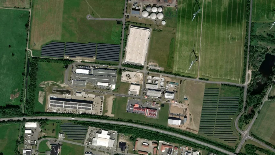 Teherg&eacute;pkocsi parkol&oacute; Gardelegen