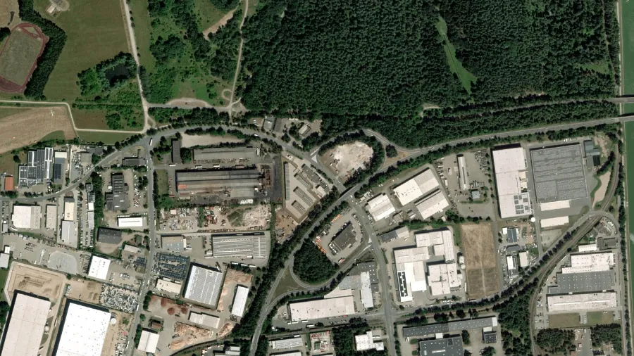 Area di parcheggio per autocarri in L&uuml;neburg