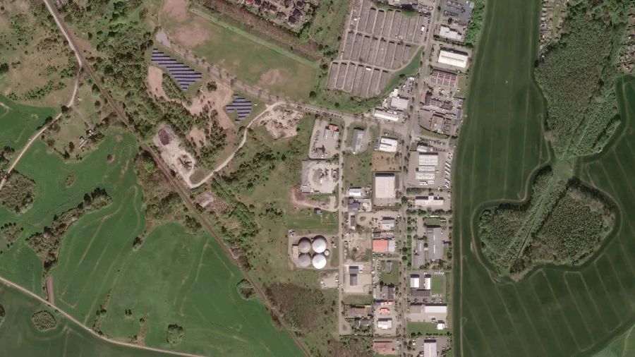 Teherg&eacute;pkocsi parkol&oacute; Bergen auf R&uuml;gen