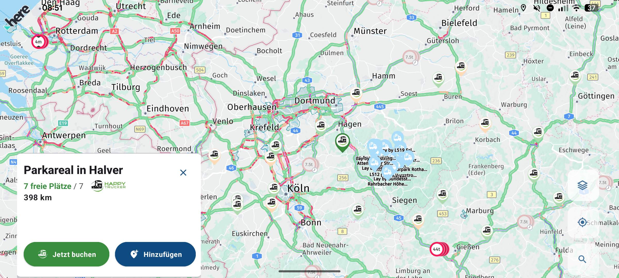 Screenshot CargoTour App Android